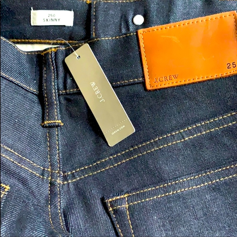 Jcrew 250 skinny rinse wash jeans 32 x 32 with tag